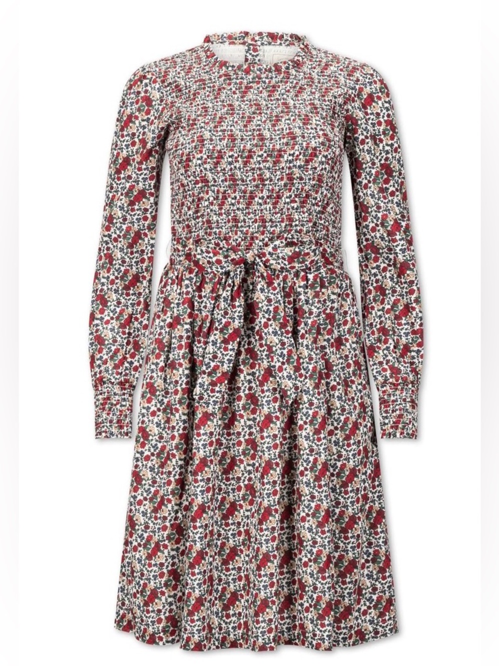 Hope & Henry Smocked Ruffle Collar Dress